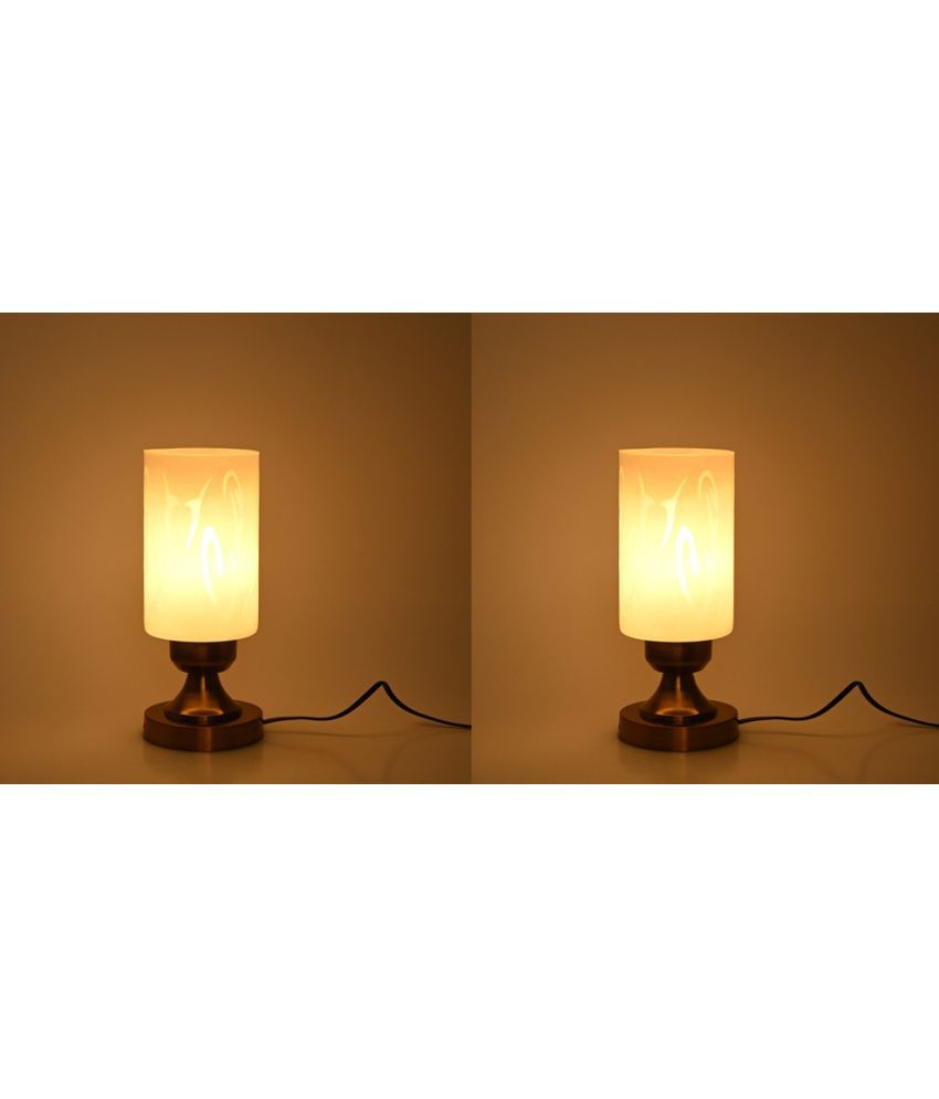     			Somil - White Decorative Table Lamp ( Pack of 2 )