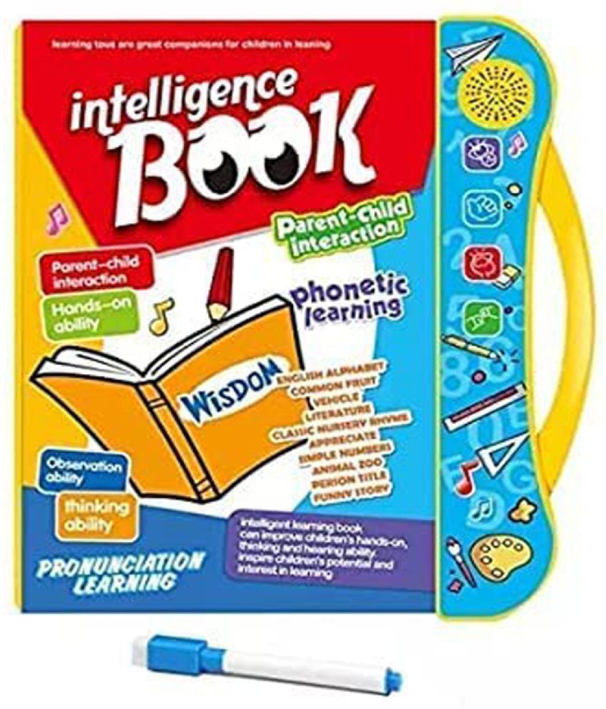     			Villy Book Sound Book for Children, English Letters & Words Learning Book, Fun Educational Toys. Activities with Numbers, Shapes Learning Book for Toddlers(E-Book)