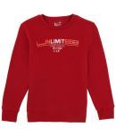 Bodycare Pack of 1 Boys Cotton Blend Sweatshirt ( Dark Red )