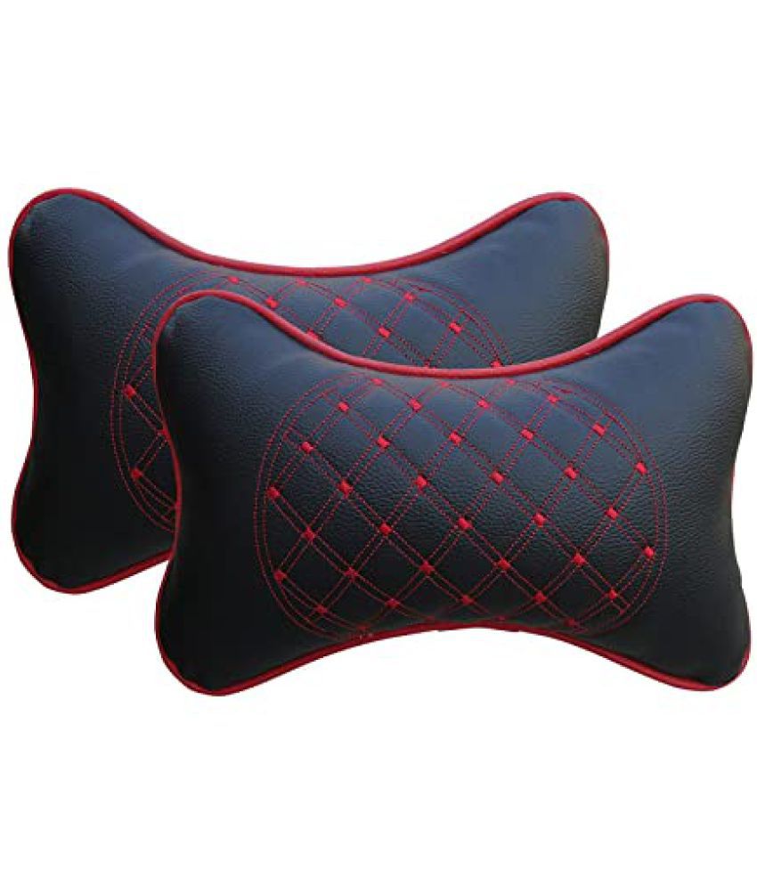    			ADROITZ Neck Cushions Set of 2 Black