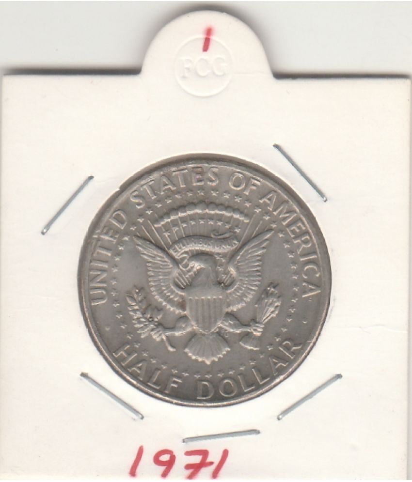     			COIN AND HERITAGE GALLERY - USA HALF DOLLAR-1971 1 Numismatic Coins