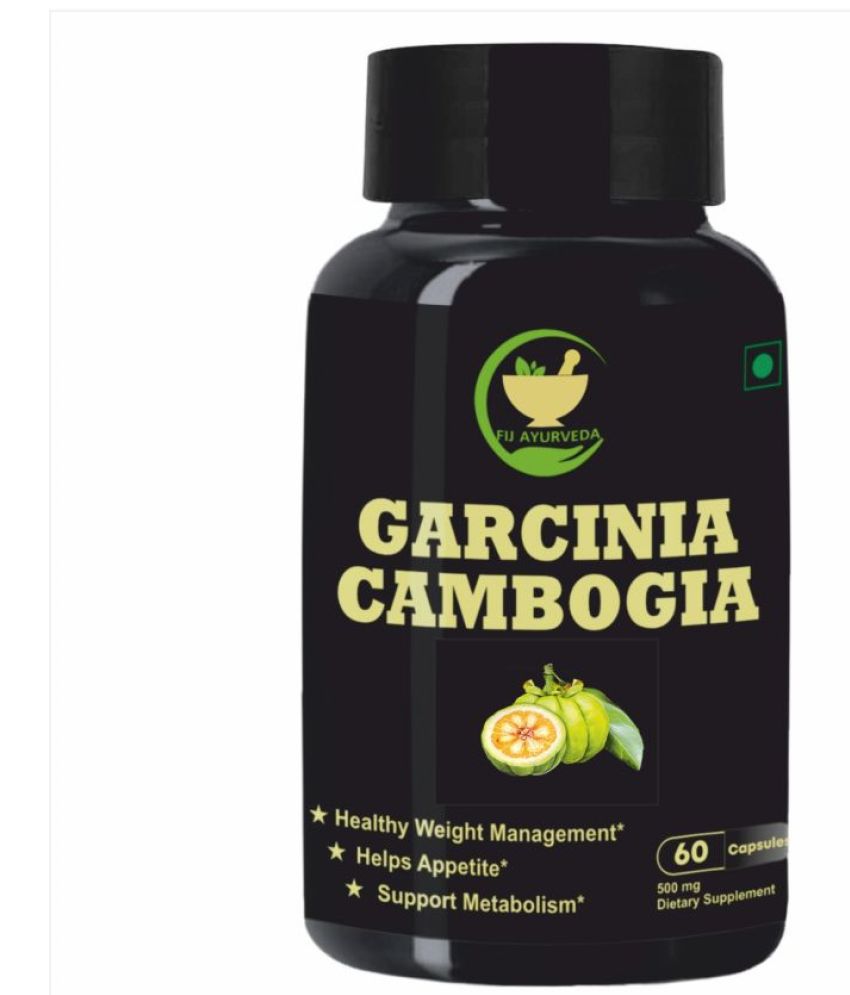     			FIJ AYURVEDA Garcinia Cambogia Capsule for Weight Loss & Fat Loss, 60 Capsules (Pack of 1)