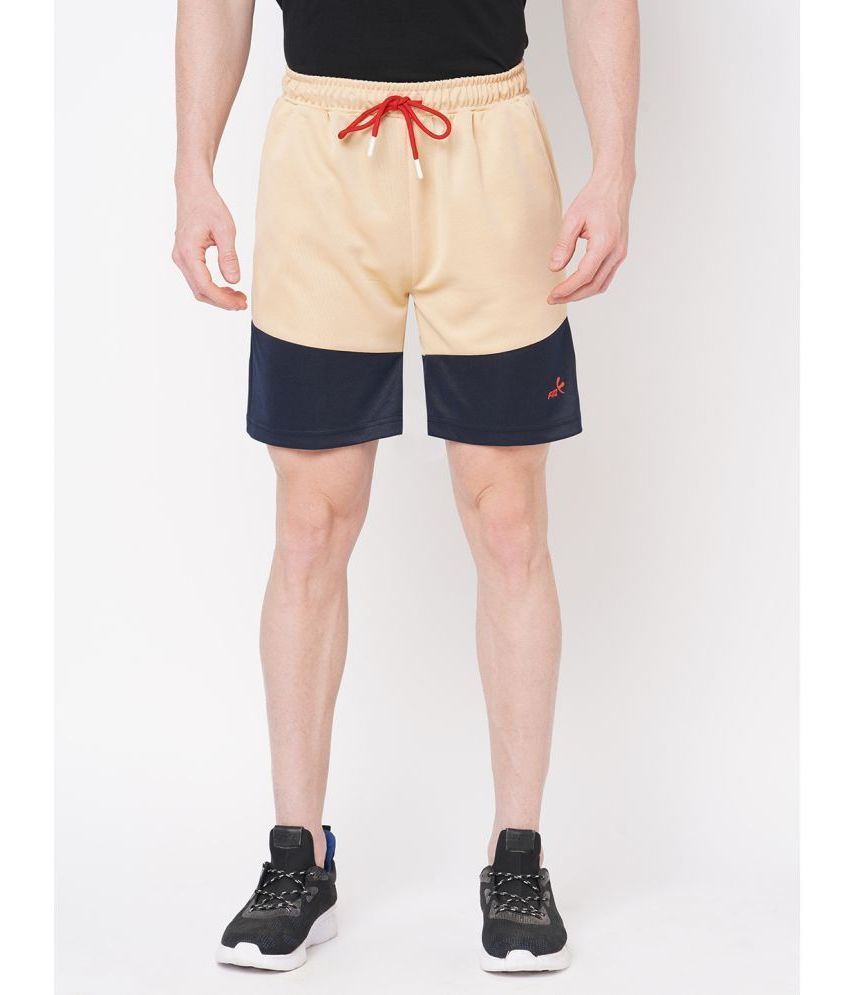     			Fitz - Beige Polyester Men's Shorts ( Pack of 1 )