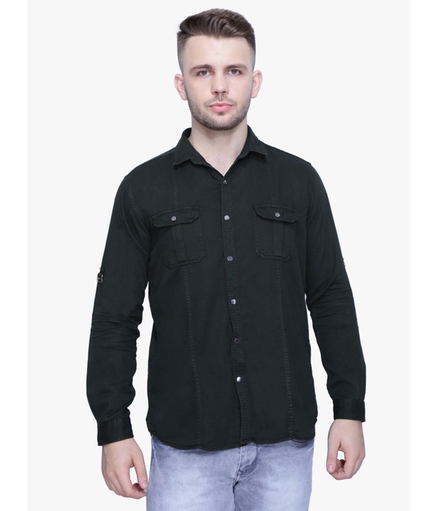     			Kuons Avenue - Black 100% Cotton Regular Fit Men's Casual Shirt ( Pack of 1 )