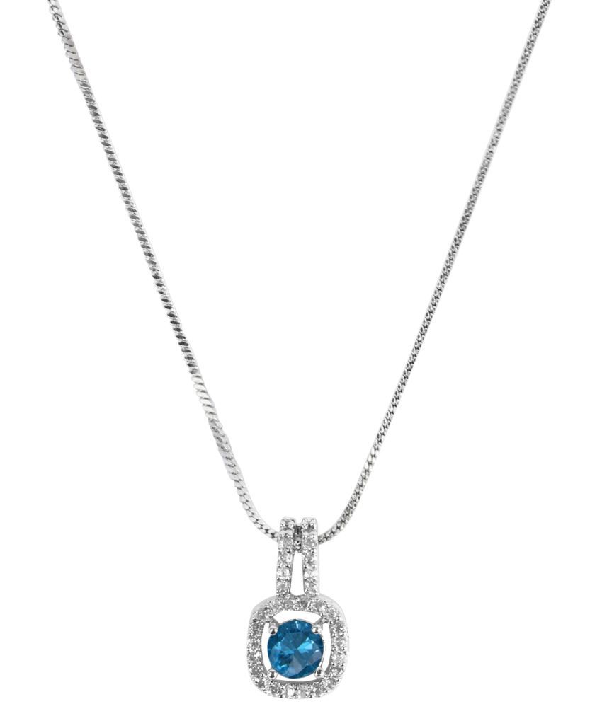     			Sunhari Jewels - Turquoise Pendant ( Pack of 1 )