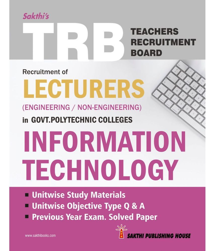     			Trb Information Technology Lecturers (Govt Polytechnic Colleges) Exam Book