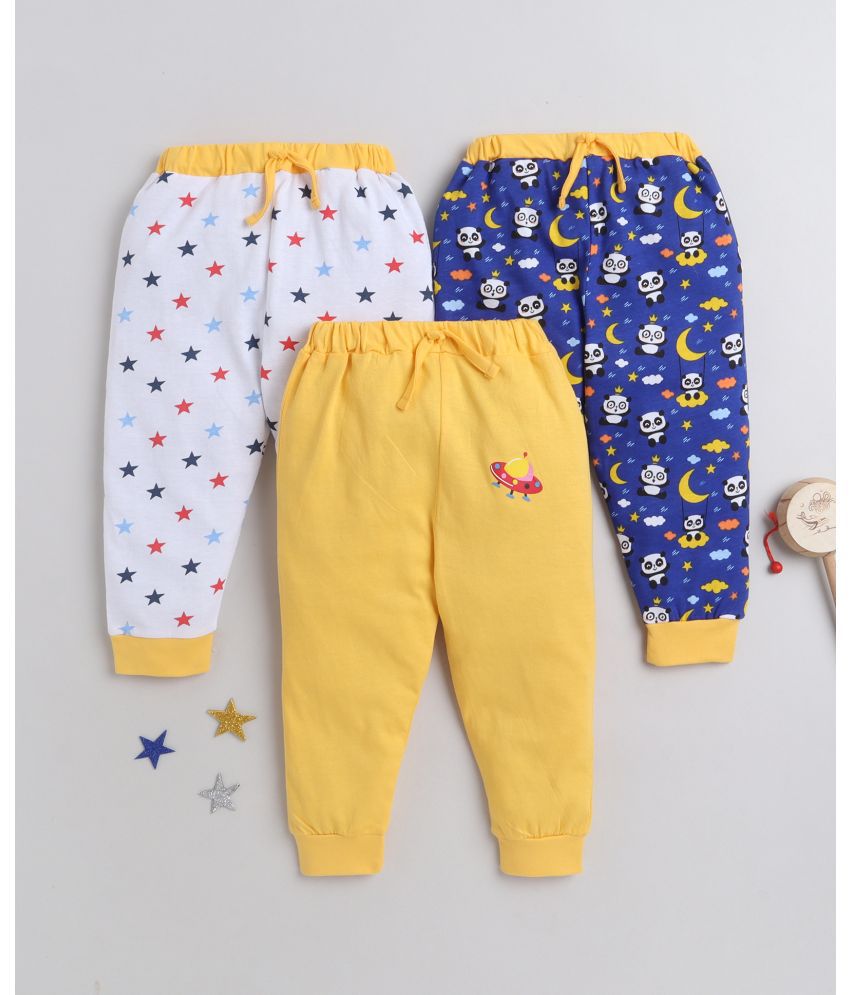     			BUMZEE - Blue Cotton Trackpant For Baby Boy ( Pack of 3 )