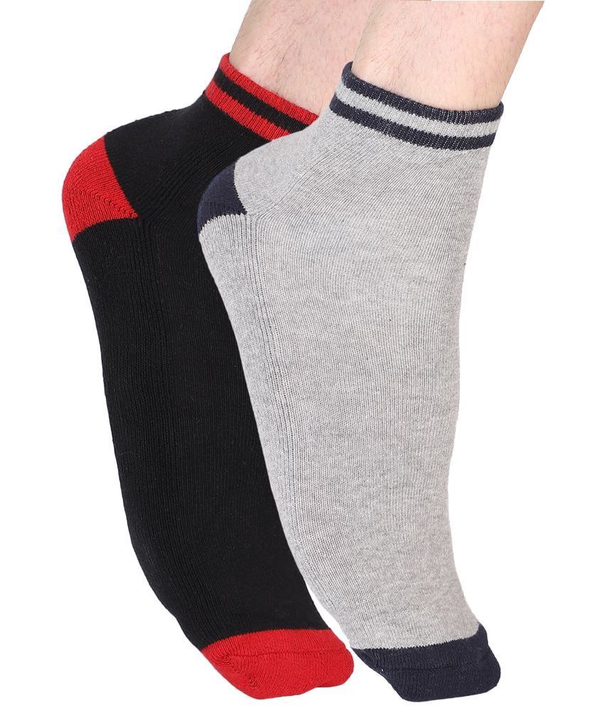     			Bodycare - Cotton Blend Men's Colorblock Multicolor Ankle Length Socks ( Pack of 2 )