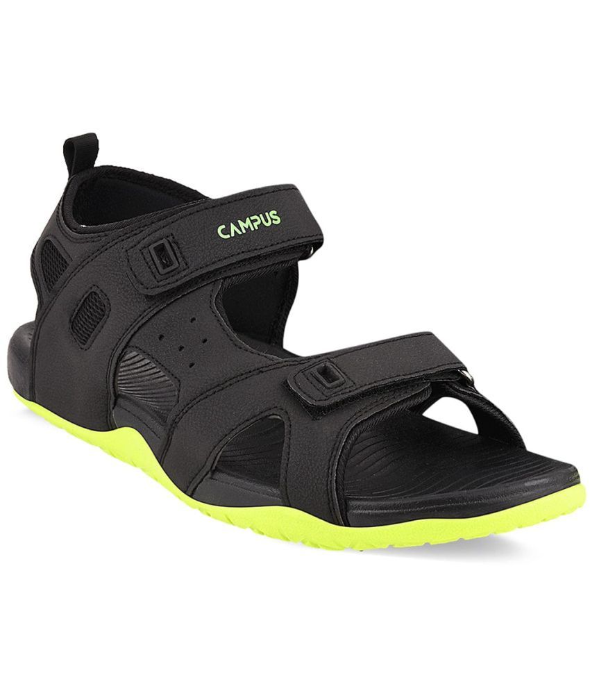     			Campus - Black Men's Sandals