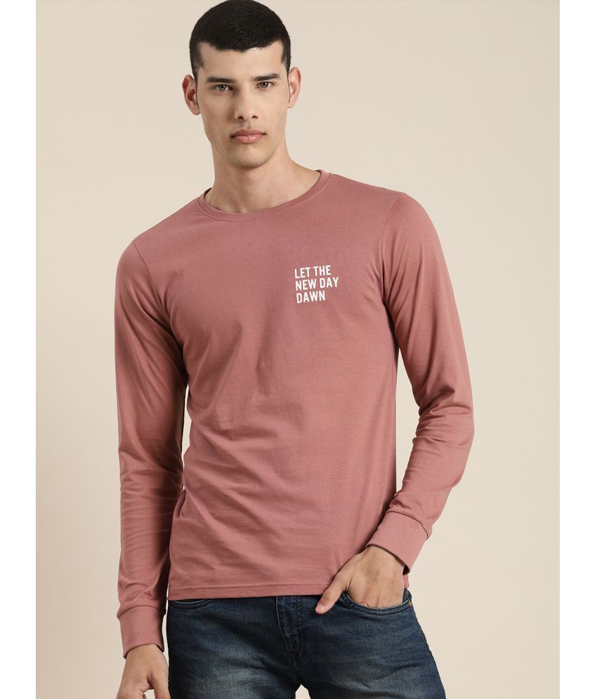     			Difference of Opinion - Pink Cotton Regular Fit Men's T-Shirt ( Pack of 1 )