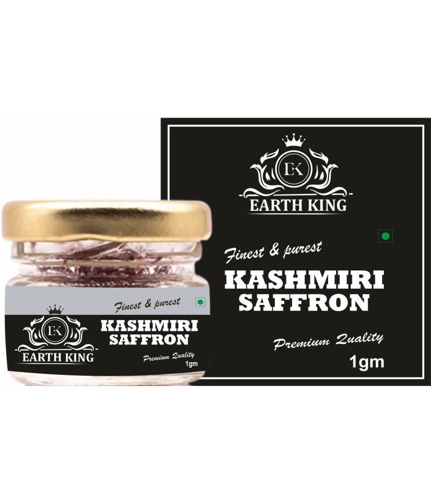     			EARTH KING A++ Grade Pure & Natural Kashmiri Saffron, 1 gm
