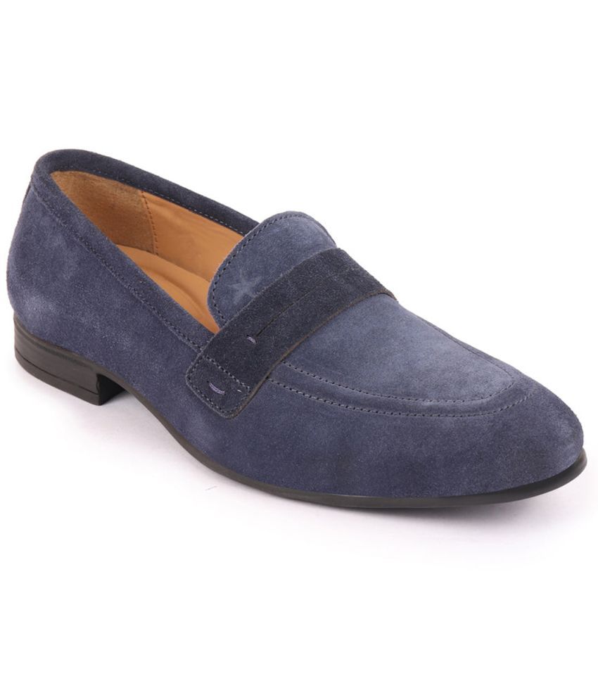     			Fausto - Navy Blue Men's Penny