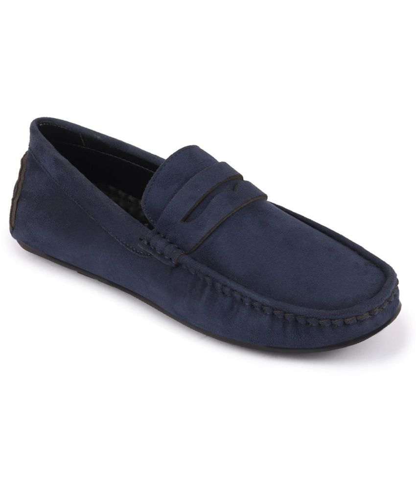     			Fausto - Navy Blue Men's Penny