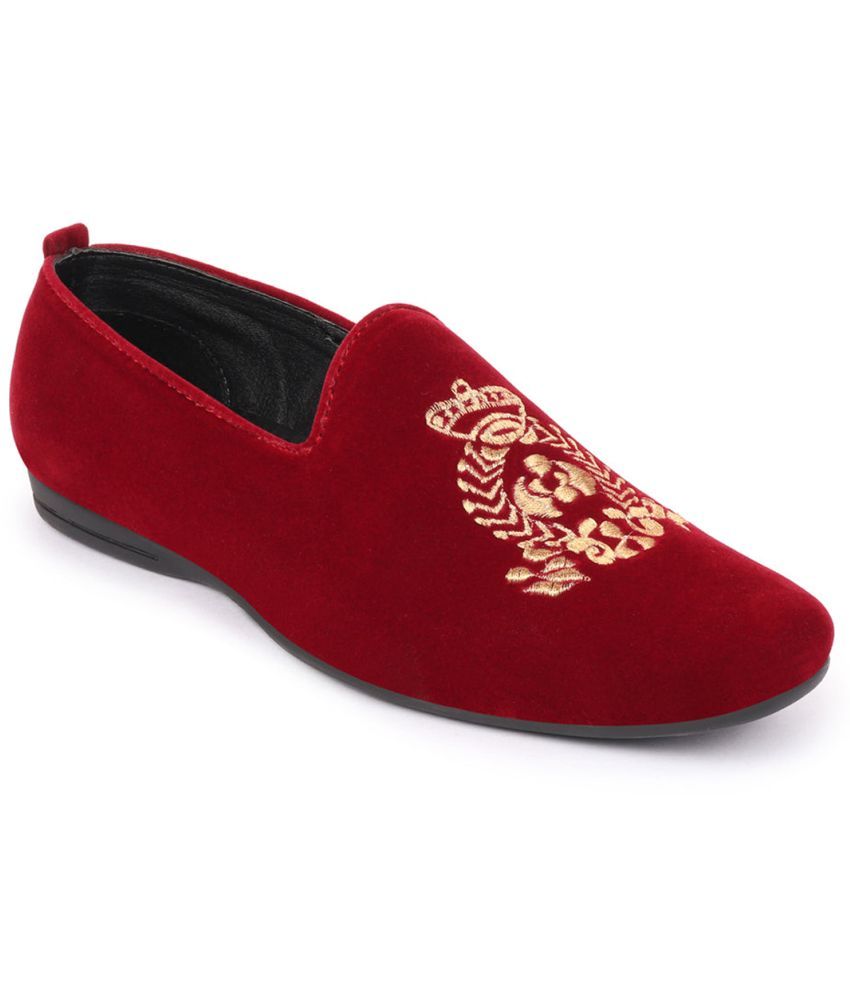     			Fausto - Red Men's Slip on