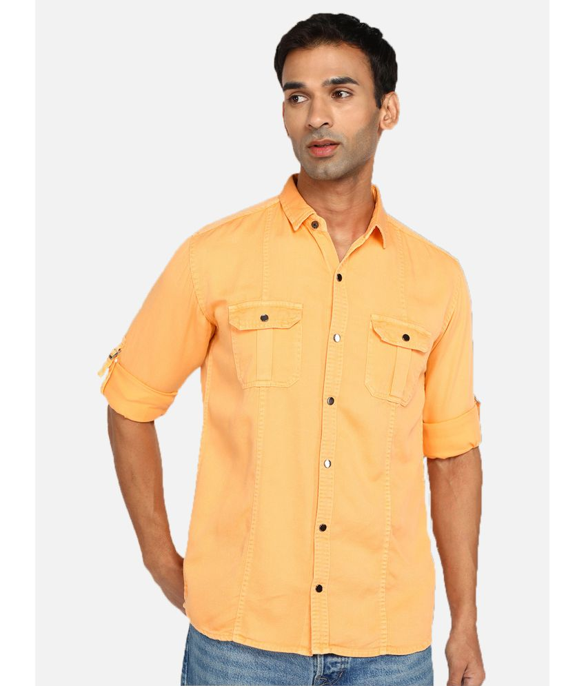     			Kuons Avenue - Yellow 100% Cotton Regular Fit Men's Casual Shirt ( Pack of 1 )