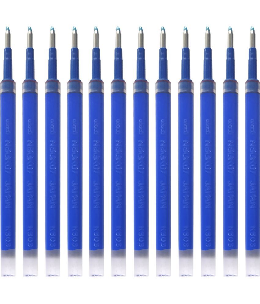     			uni-Ball NBGK - 07 Refill (0.7mm, Blue Ink), Pack of 12, Usable for Click Gel