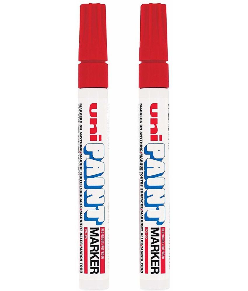     			uni-ball PX20 Paint Markers (Red Ink, Pack of 2)