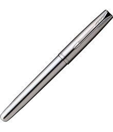 Parker Frontier Stainless Steel Chrome Trim Fountain Pen