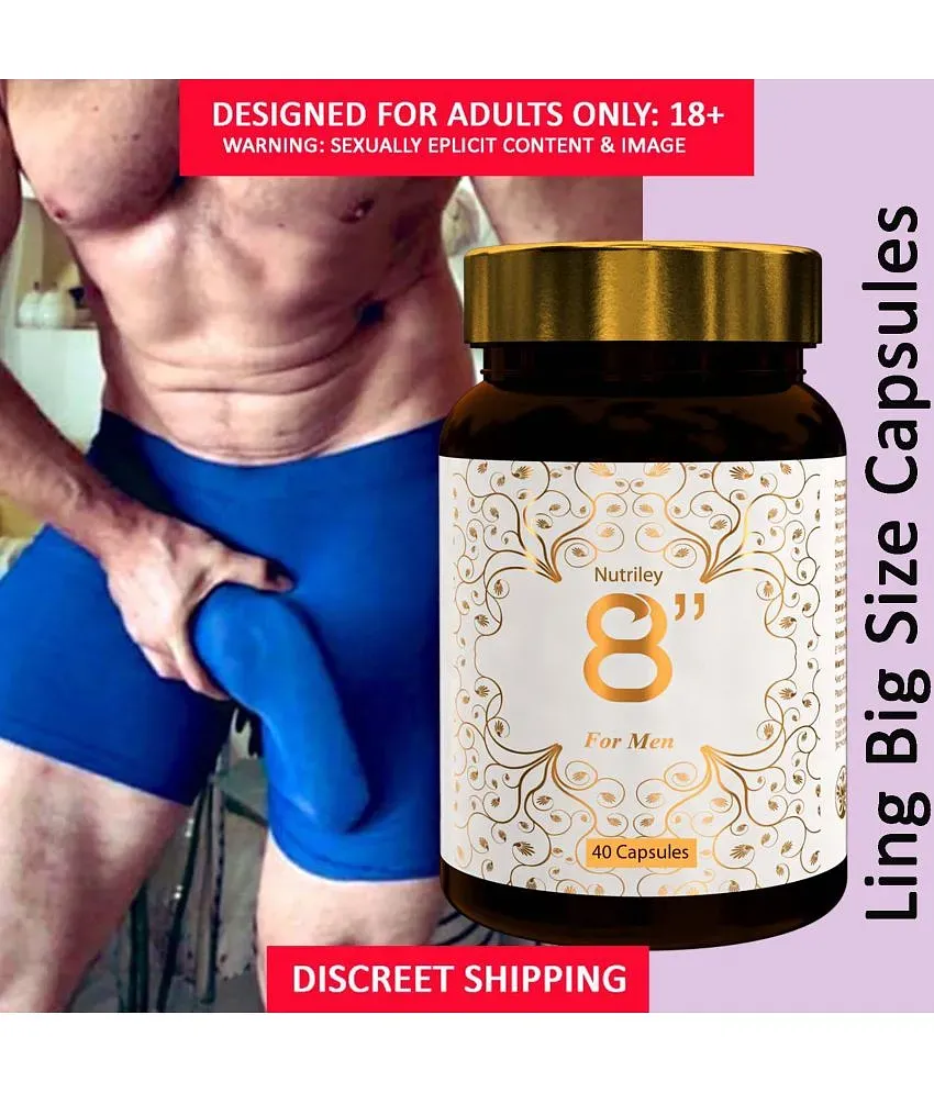 Nutriley 8 Inch Penis Enlargement capsule, for long penis, Large & Thick  Penis, increase sex time, long last, ling mota lamba oil, ling mota lamba  capsule, ling lamba oil & men sexual