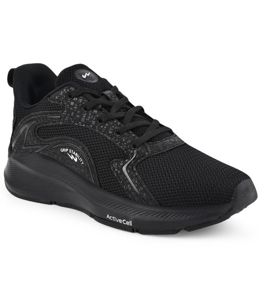     			Campus - Black Boy's Running Shoes ( 1 Pair )