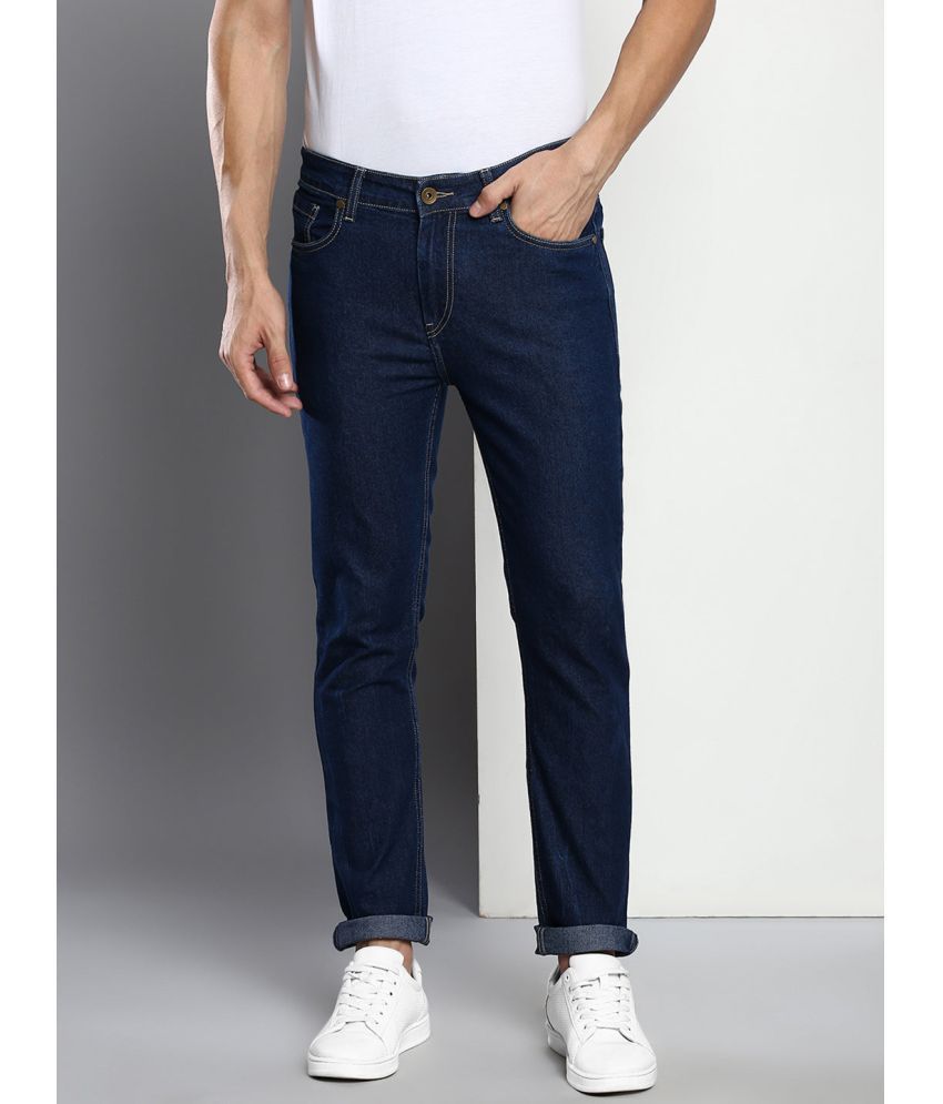     			Dennis Lingo - Indigo Cotton Blend Slim Fit Men's Jeans ( Pack of 1 )