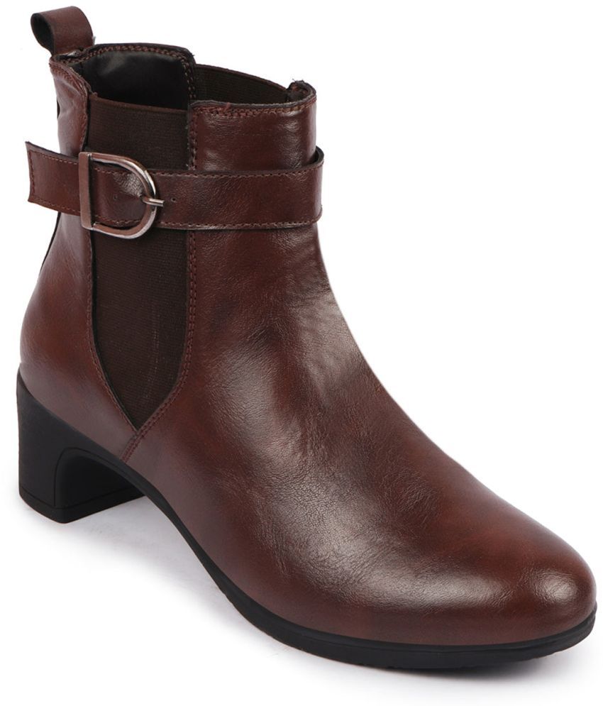     			Fausto - Brown Women's Ankle Length Boots