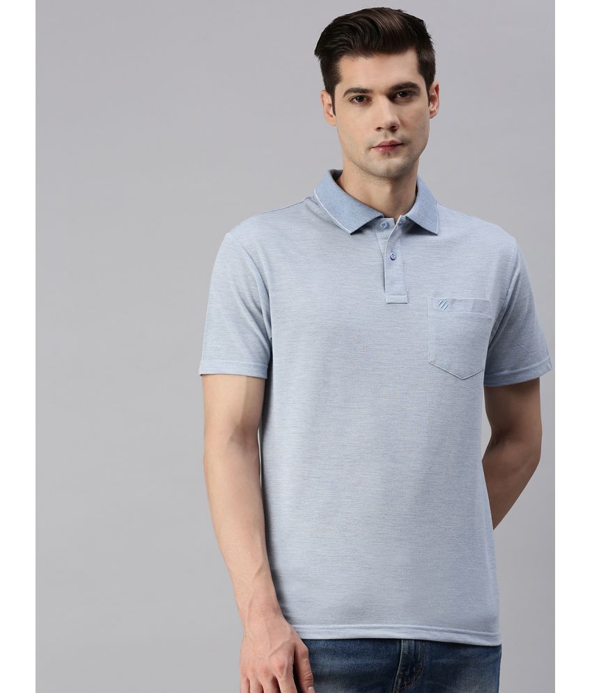     			ONN - Blue Cotton Regular Fit Men's Polo T Shirt ( Pack of 1 )