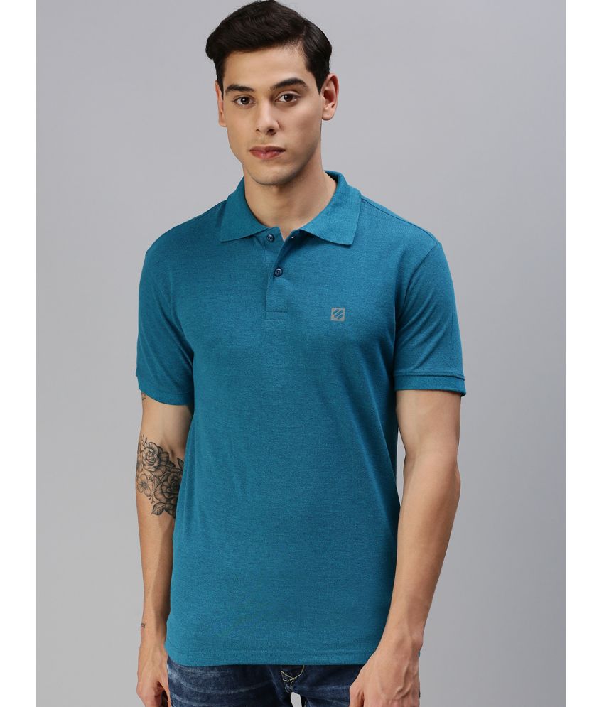     			ONN - Turquoise Cotton Regular Fit Men's Polo T Shirt ( Pack of 1 )
