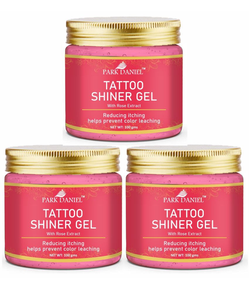     			Park Daniel Tattoo Shiner Gel With Rose Extract Permanent Body Tattoo Pack of 3