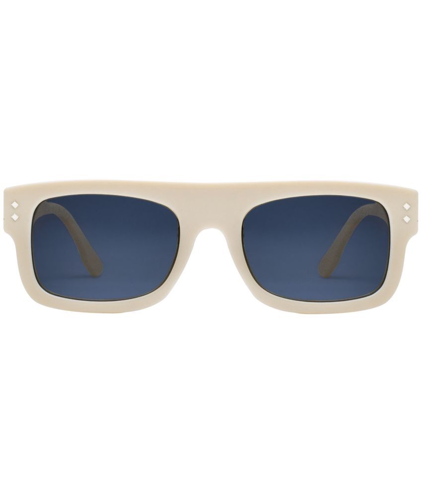     			Peter Jones - White Oversized Sunglasses ( Pack of 1 )