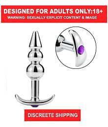 Anchor Shape Metal Butt Plug Small Steel Anal Plug For Women Sex Toys With Crystal Jewelry