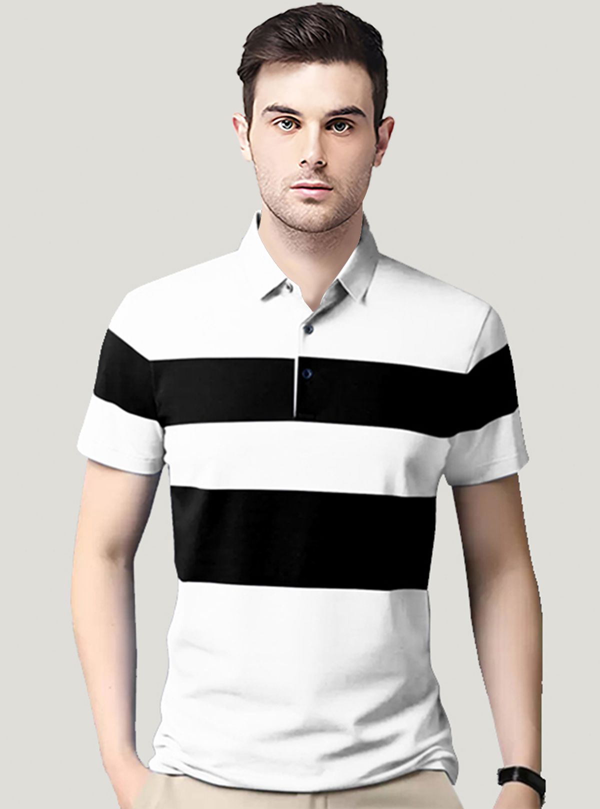     			AUSK - White Cotton Blend Regular Fit Men's Polo T Shirt ( Pack of 1 )
