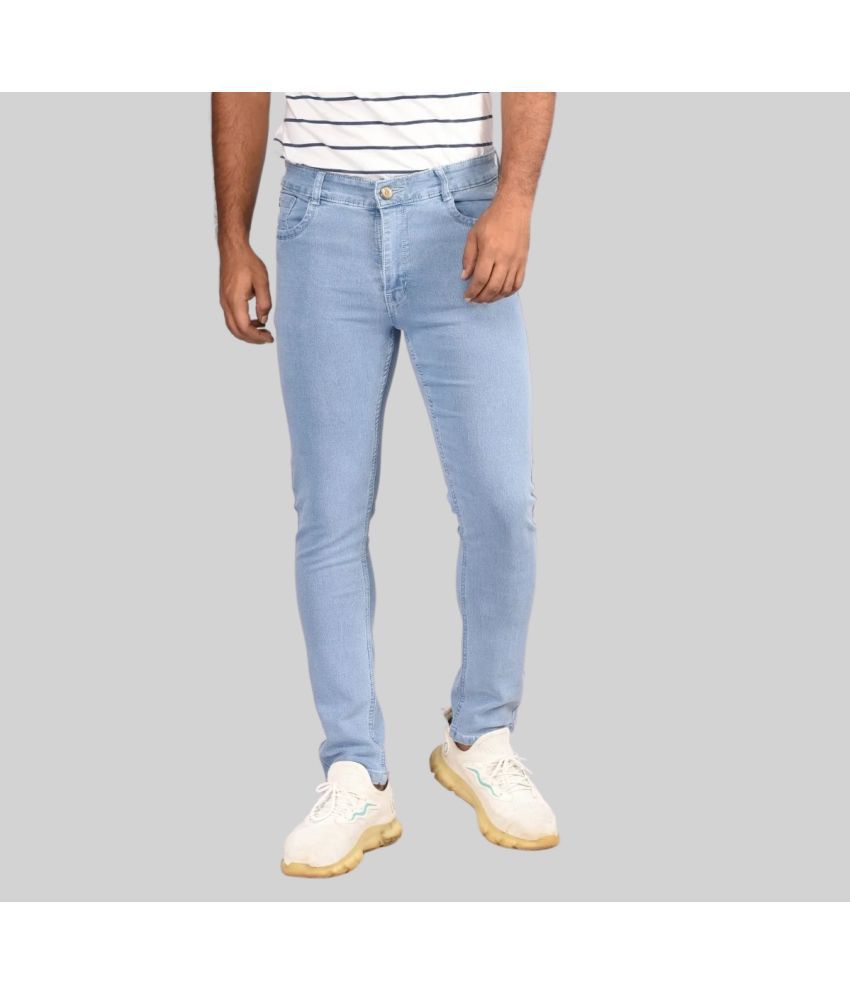     			Aflash - Light Blue Denim Slim Fit Men's Jeans ( Pack of 1 )