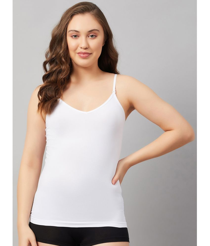     			C9 Airwear - White Cotton Blend Women's Camisole Top ( Pack of 1 )