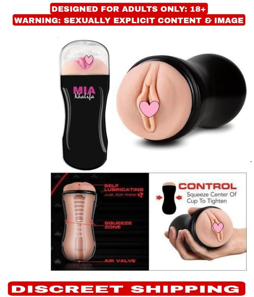     			KAMAHOUSE MIA KHALIFA MALE POCKET PUSSY MASTURBATOR CUP WITH FREE LUBE-U.S.A