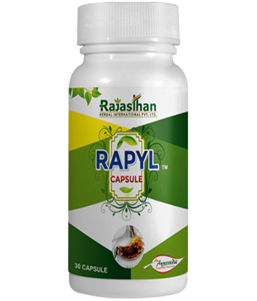     			RAJASTHAN AUSHDHALAYA - Capsules For Stomach Ache ( Pack of 1 )