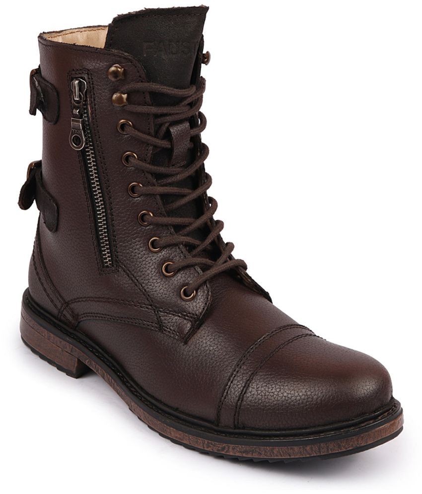     			Fausto - Brown Men's Casual Boots