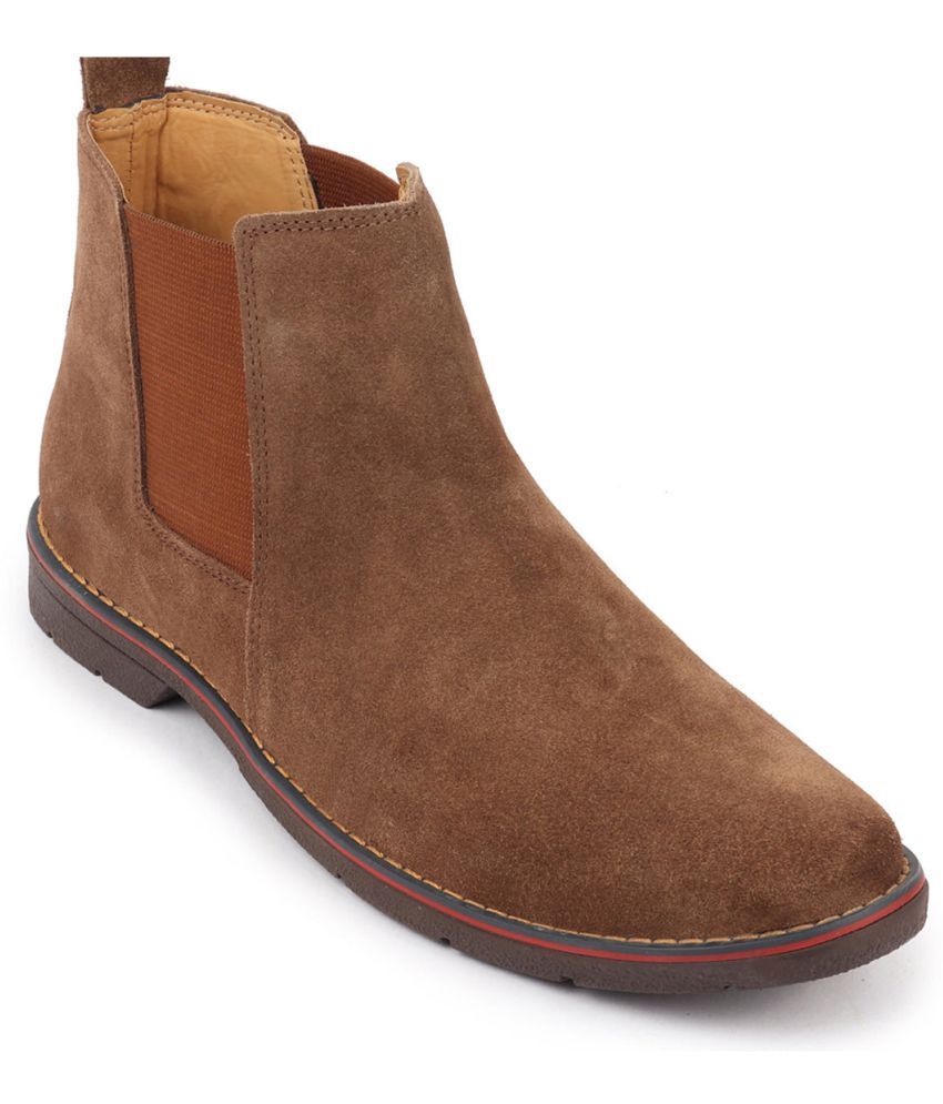     			Fausto - Camel Men's Chelsea Boots