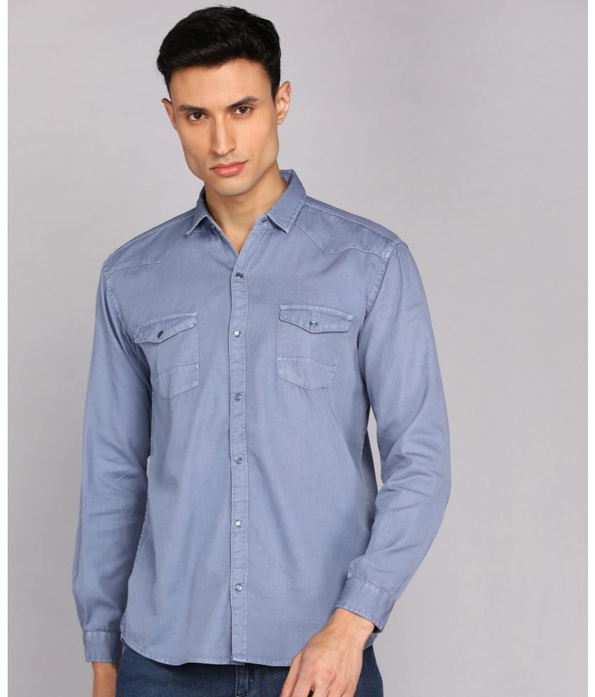     			Kuons Avenue - Blue 100% Cotton Regular Fit Men's Casual Shirt ( Pack of 1 )