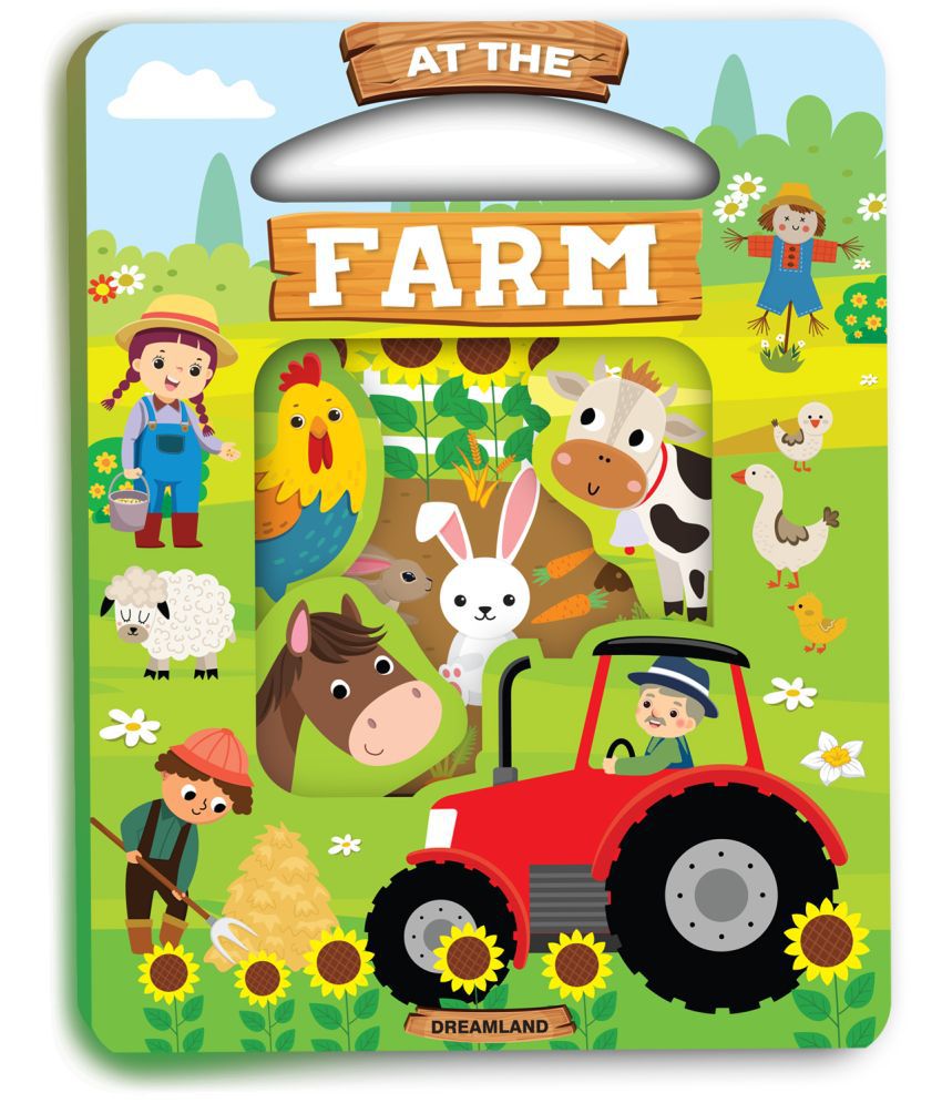     			Die Cut Window Board Book - At the Farm Picture Book for Children Educations Board Book for Kid Die-Cut Shape Board Books