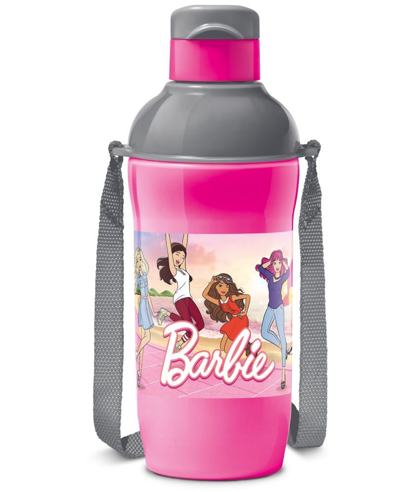     			Milton STEEL BARBIE 400 Grey Water Bottle 390 ml (Set of 1)