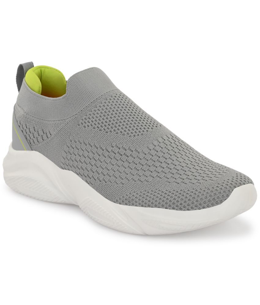     			OFF LIMITS - DEREK Light Grey Men's Sports Running Shoes