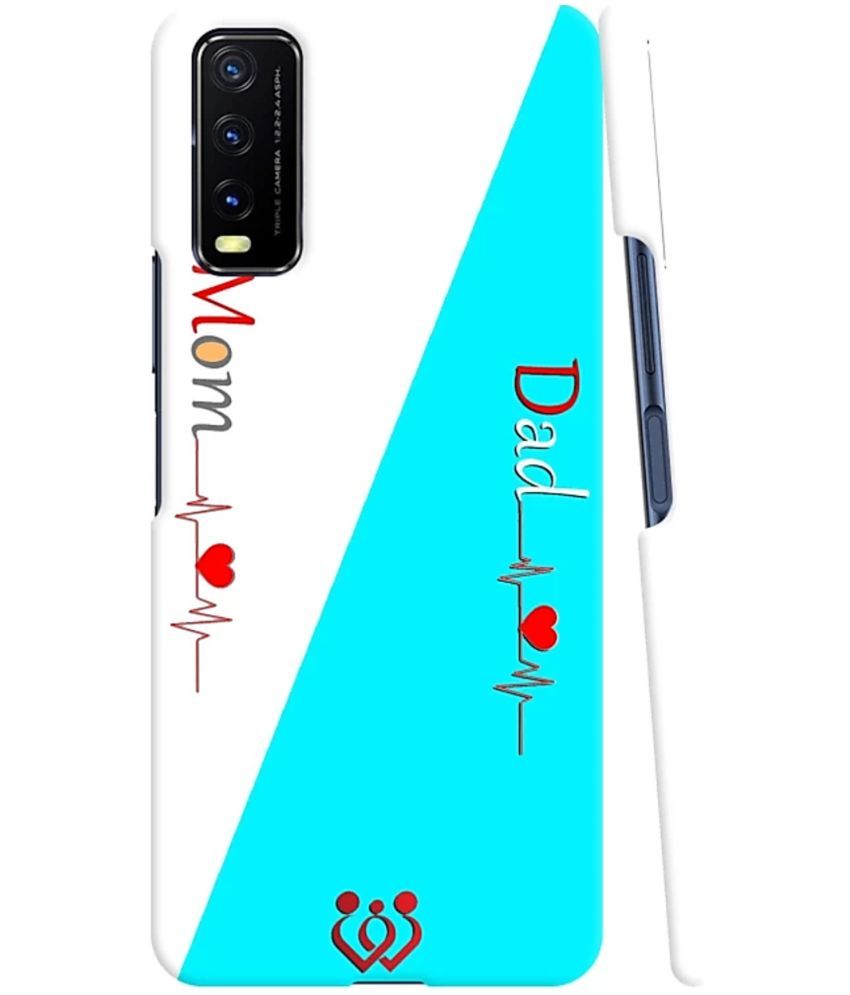     			T4U THINGS4U - Multicolor Printed Back Cover Polycarbonate Compatible For Vivo Y12s ( Pack of 1 )