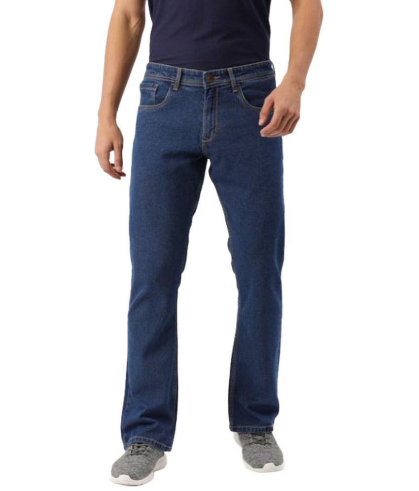     			IVOC - Navy Blue Cotton Blend Regular Fit Men's Jeans ( Pack of 1 )