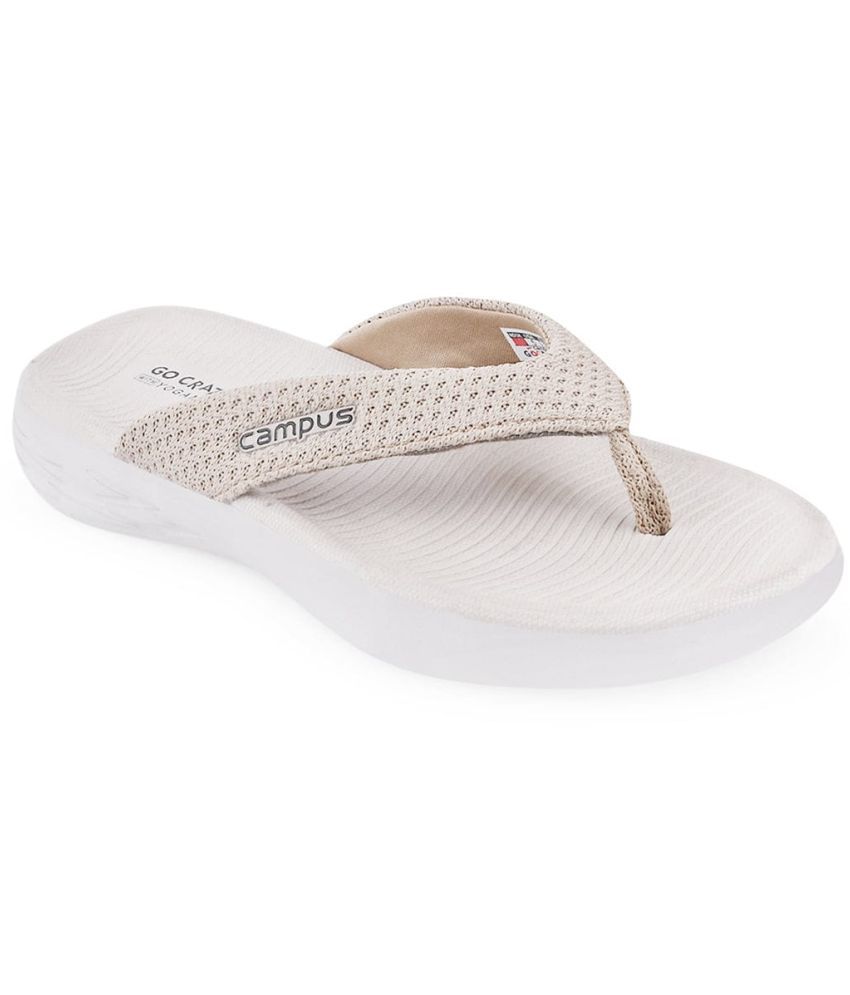     			Campus - Beige Women's Thong Flip Flop