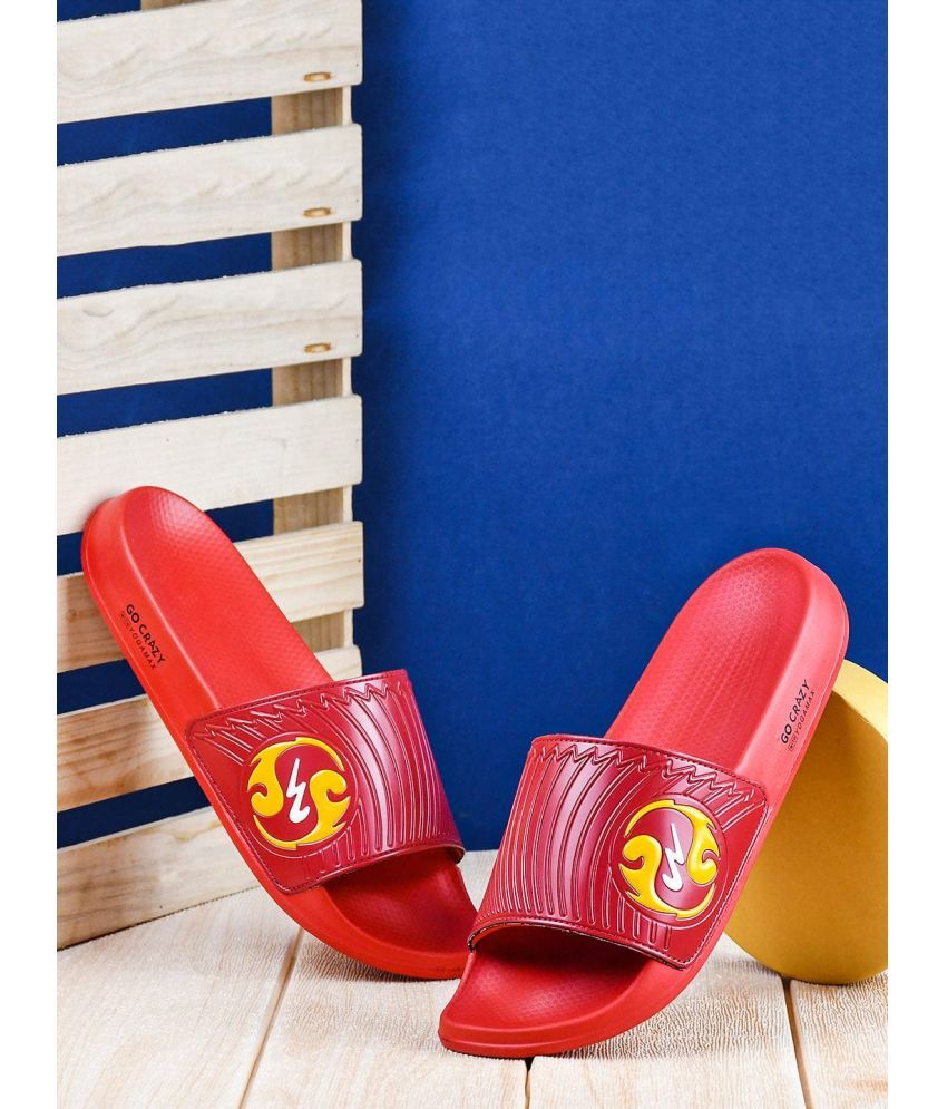     			Campus - Yellow Men's Slide Flip Flop