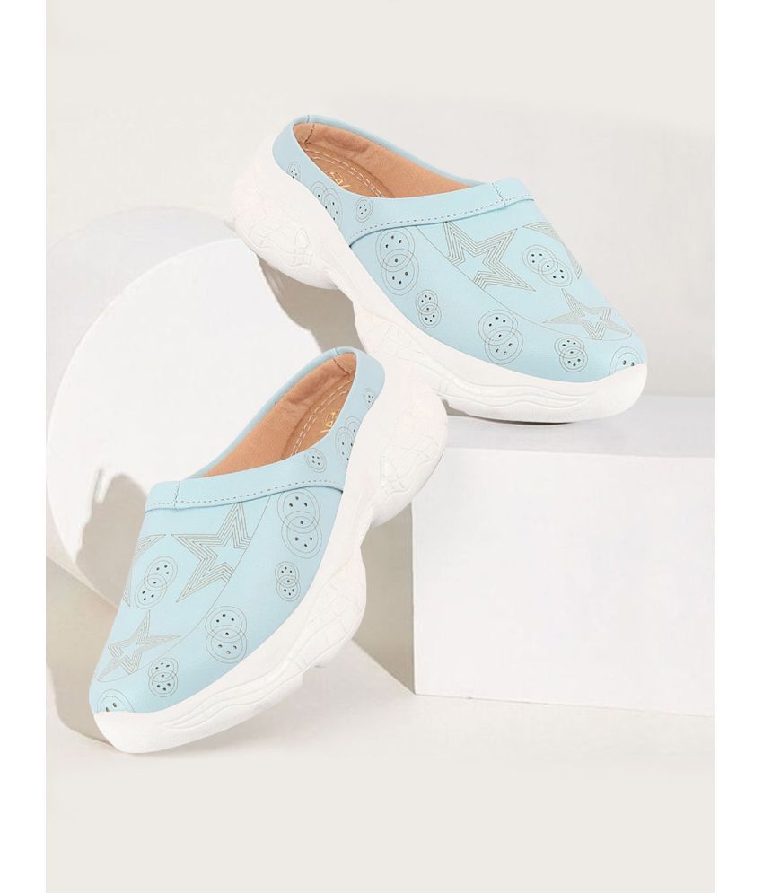     			Fausto - Blue Women's Slip On