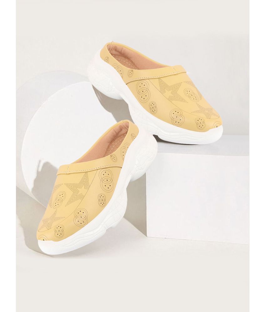     			Fausto - Yellow Women's Slip On