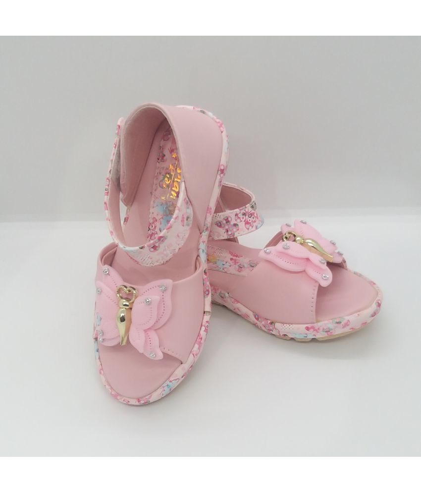     			Modern Stylish Kids Girls Casual Partywear Soft Padded Sandals