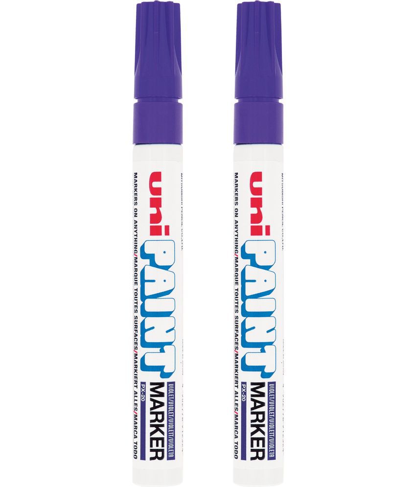     			uni-ball PX-20-VL Artist Paint Marker 2.5mm (Set of 2, Violet)